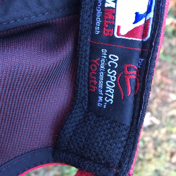 Team MLB youth Cincinnati Reds baseball cap 6 full panel hat adjustable strap - Picture 14 of 14